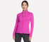 GO WALK Jacket, ROZE / PURPER, full