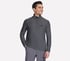 GO DRI All Day 1/4 Zip, BLACK / CHARCOAL, full