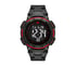 Ruhland Watch, ZWART / ROOD, full