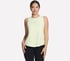 Stride Performance Tank, GRIGIO CHIARO / LIME, full