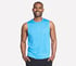 GO DRI Charge Muscle Tank, TURQUOISE / VIOLET, full