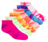 6 Pack Tie Dye Sport Fashion Socks, WIELOKOLOROWY, full