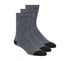 Super Soft Boot Crew Socks - 3 Pack, BLACK, full