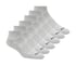 6 Pack Core Quarter Medium Socks, GRY, full