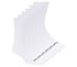 6 Pack Large Core Crew Socks, WHITE, full