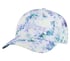 Seascape Floral Hat, VIOLET / TURQUOISE, full