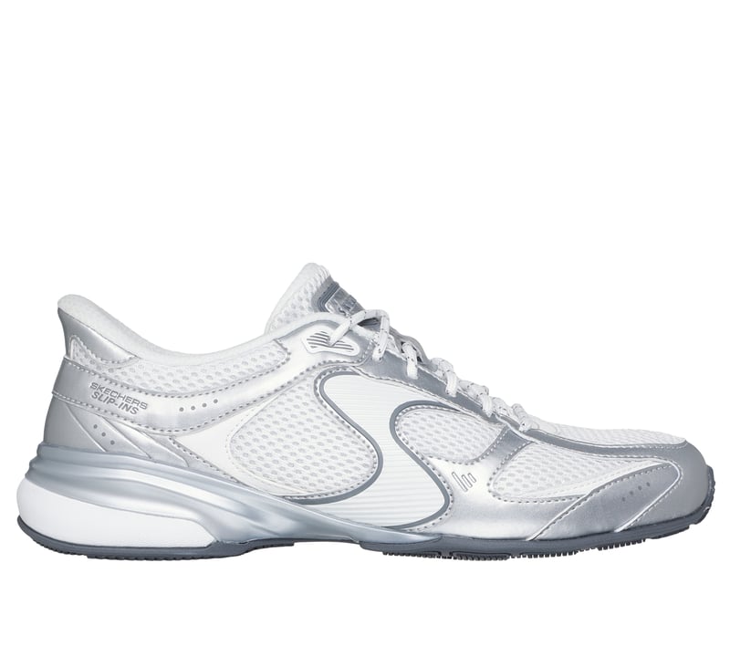 Skechers Slip-ins: Exhilarate - Metallic Dreams, WHITE / SILVER, fullimage number 0