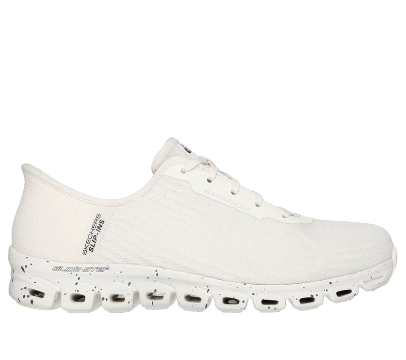 スケッチャーズ スリップインズ ウォータープルーフ：グライドステップ, ナチュラル/ブラック, fullimage number 0