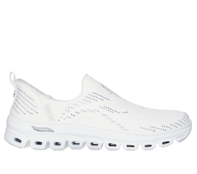 Skechers Slip-ins Martha Stewart: Arch Fit Glide-Step Elevate - Smoke Show, BLANC/ARGENT, fullimage number 0