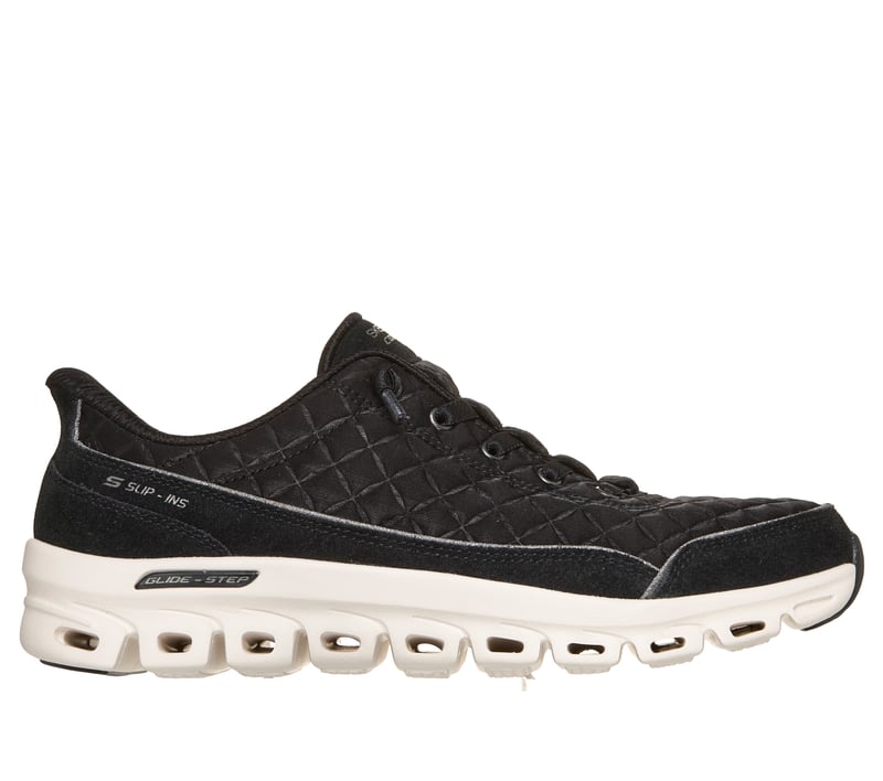 Skechers Slip-ins: Glide-Step Elevate - Cozy Fit Soft Glow, BLACK / NATURAL, fullimage number 0