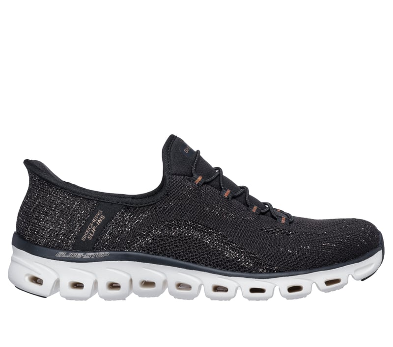 Skechers Slip-ins: Glide-Step - Copper Bloom, BLACK / ROSE GOLD, fullimage number 0