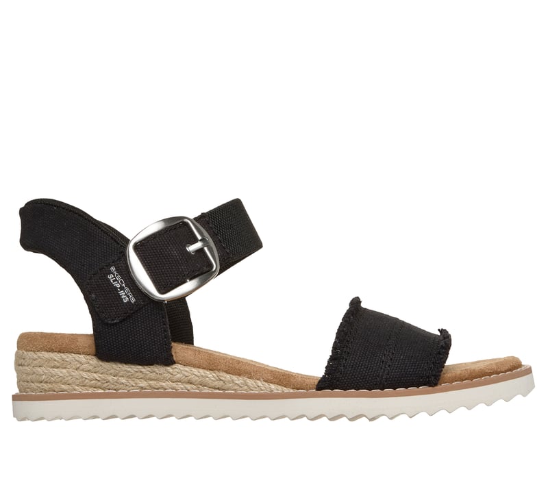 Skechers Slip-ins: BOBS Desert Kiss - Frayed Fun, BLACK, fullimage number 0
