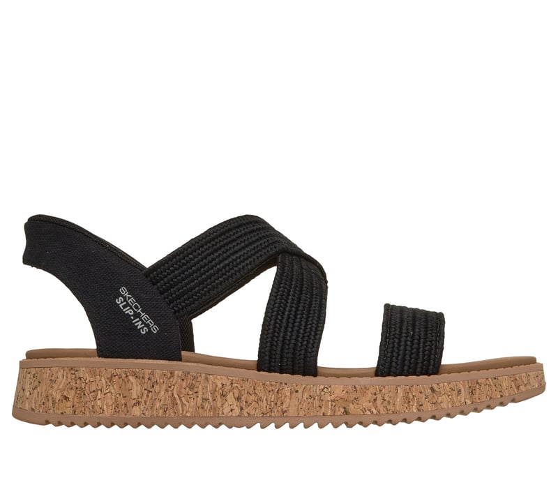 Skechers Slip-ins: BOBS Sun Vibe - Island Stroll, BLACK, fullimage number 0