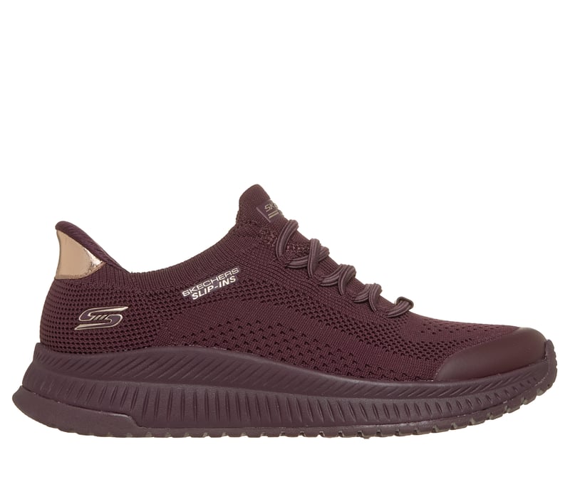 Skechers Slip-ins: BOBS Squad 4 - Dire Step, BURGUNDY, fullimage number 0