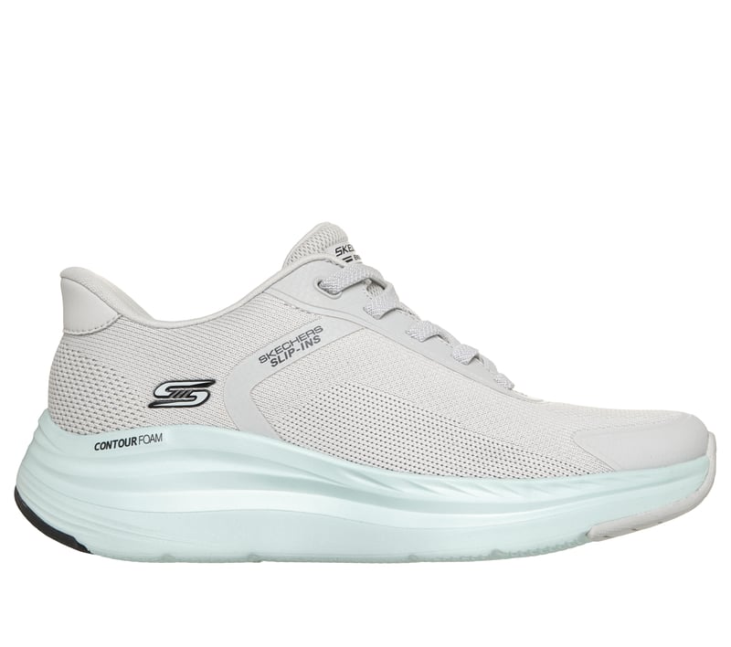 Skechers Slip-ins: BOBS Sport Infinity 2.0, LIGHT GRAY / BLUE, fullimage number 0