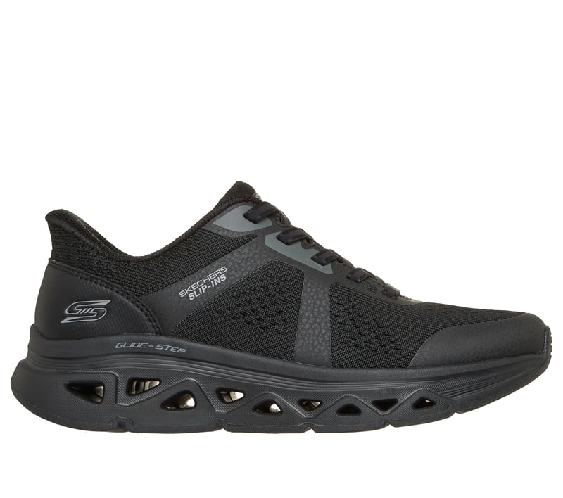 Skechers Slip-ins: BOBS Sport Arc Waves Remix - Get Grounded, NOIR, fullimage number 0