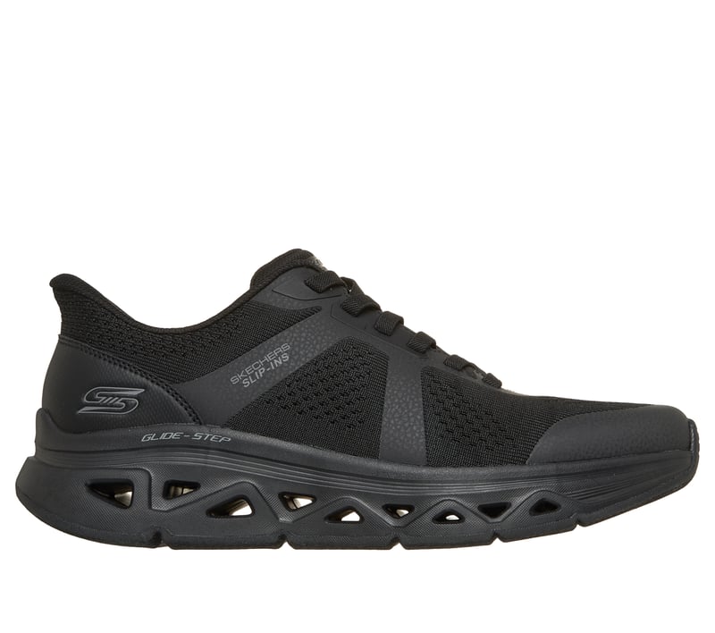 Skechers Slip-ins: BOBS Sport Arc Waves Remix - Feel Grounded, BLACK, fullimage number 0