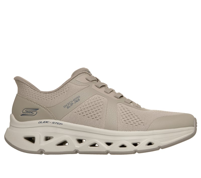 Skechers Slip-ins: BOBS Sport Arc Waves Remix - Feel Grounded, SZÜRKÉSBARNA, fullimage number 0