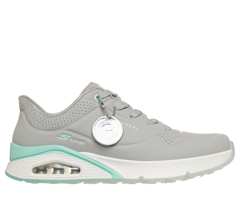 Skechers Slip-ins: UNO Golf SI, GRAY / AQUA, fullimage number 0