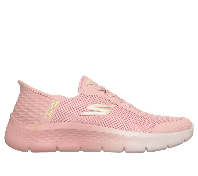 Skechers Slip-ins: GO WALK Flex - Grand Entry, ROSE / VERT-LIME, fullimage number 0