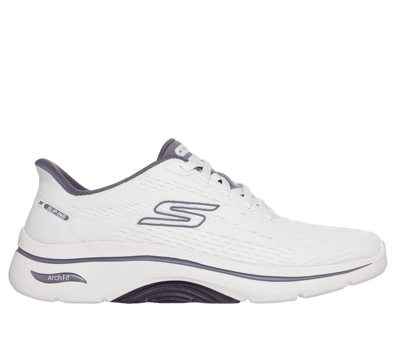 スケッチャーズ スリップインズ：ゴーウォーク アーチフィット 2.0 - キャシー, ホワイト/パープル, fullimage number 0
