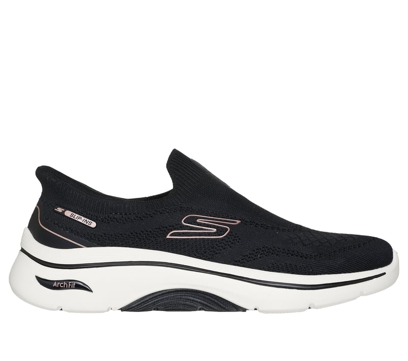 Skechers Slip-Ins: GO WALK Arch Fit 2.0 - Tatum, NOIR / OR ROSE, fullimage number 0