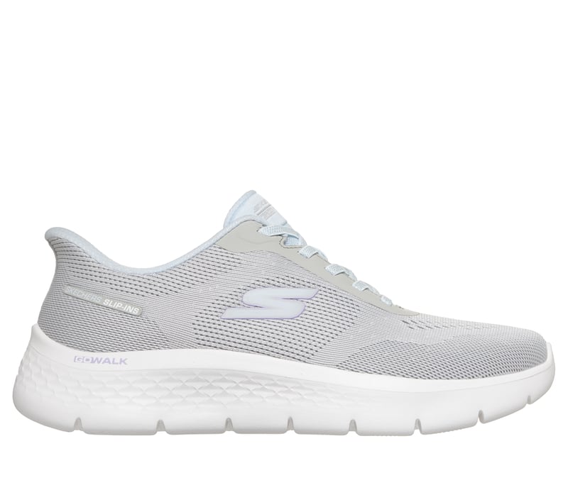 Skechers Slip-ins: GO WALK Flex - Azriel, GRAY / LIGHT BLUE, fullimage number 0