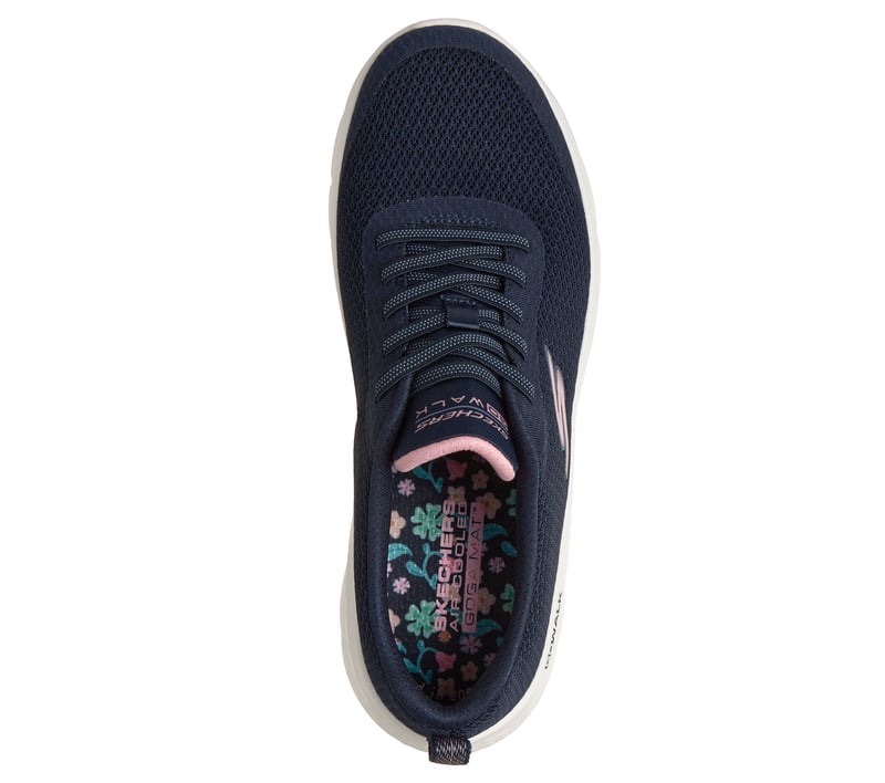 Skechers Sneakers Men 9.5 Extra Wide 4E Blue Shoes GoWalk Flex Gogamat Air Coole Skechers Mens Go Walk Flex 216484 Blue Running Shoes  main image 4