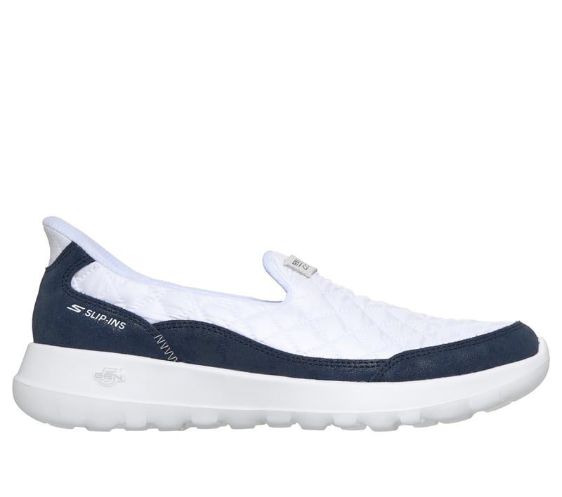 Skechers Slip-ins: GO WALK Joy - Cozy Fit Cozy Easy, WHITE / NAVY, fullimage number 0