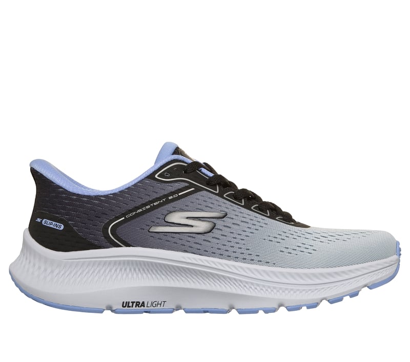 Skechers Slip-ins: GO RUN Consistent 2.0 - Maywood, BLACK / GRAY, fullimage number 0