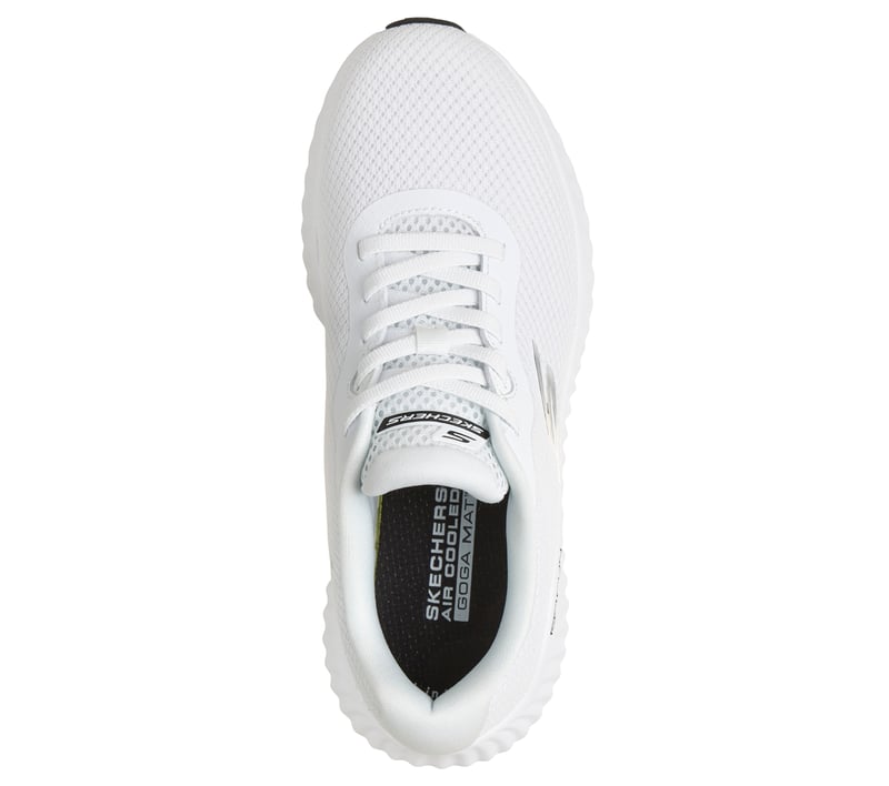 Skechers Go Run Sneakers M-Strike Air Cooled Goga Mat Running Shoes White‎ 14 Run lighter. Move faster. ? Powered by responsive Skechers  main image 3