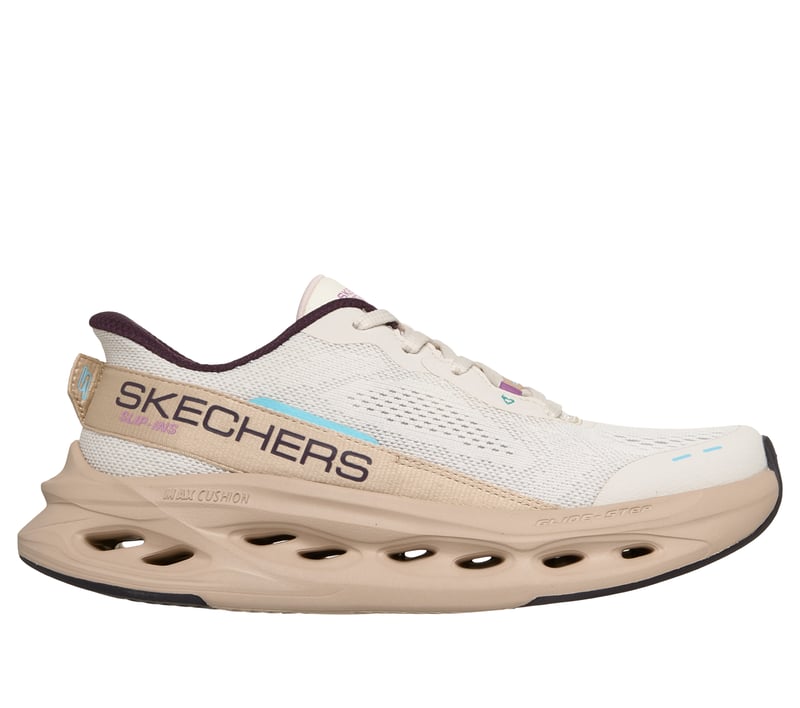 スケッチャーズ スリップインズ：マックスクッショニング グライドステップ, ナチュラル, fullimage number 0