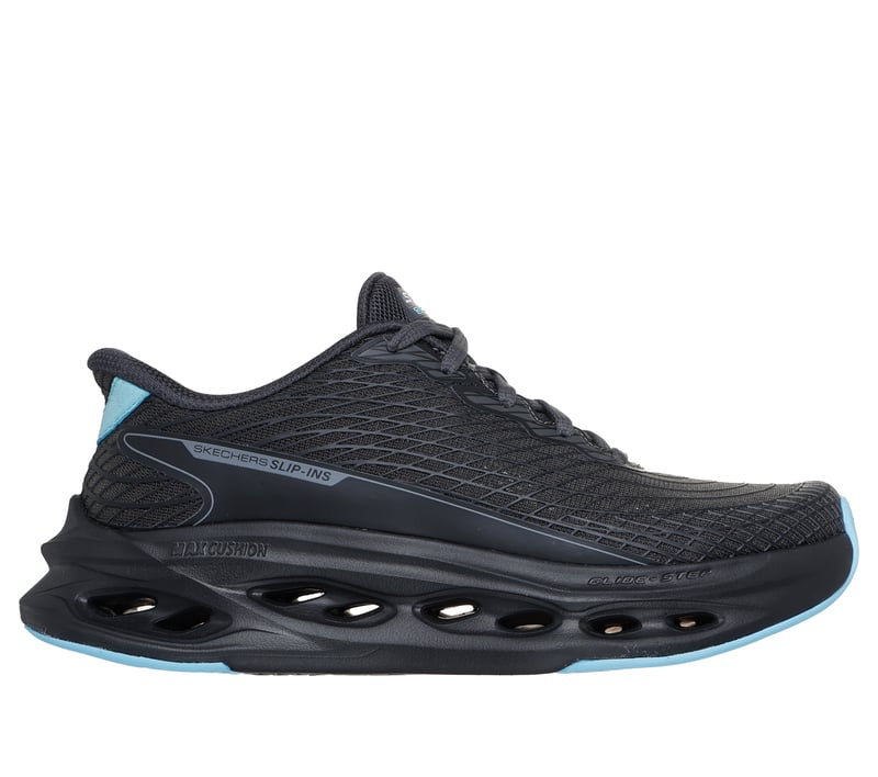 Skechers Slip-ins: Max Cushioning Glide-Step - Sapphire, NERO / BLU, fullimage number 0
