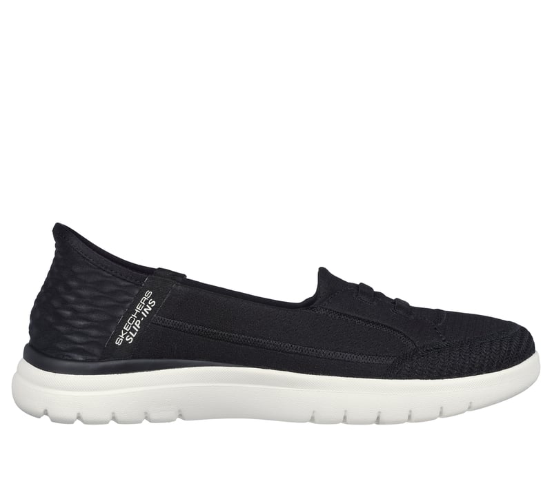 Skechers Slip-ins: On-the-GO Flex - Top Notch, BLACK / WHITE, fullimage number 0