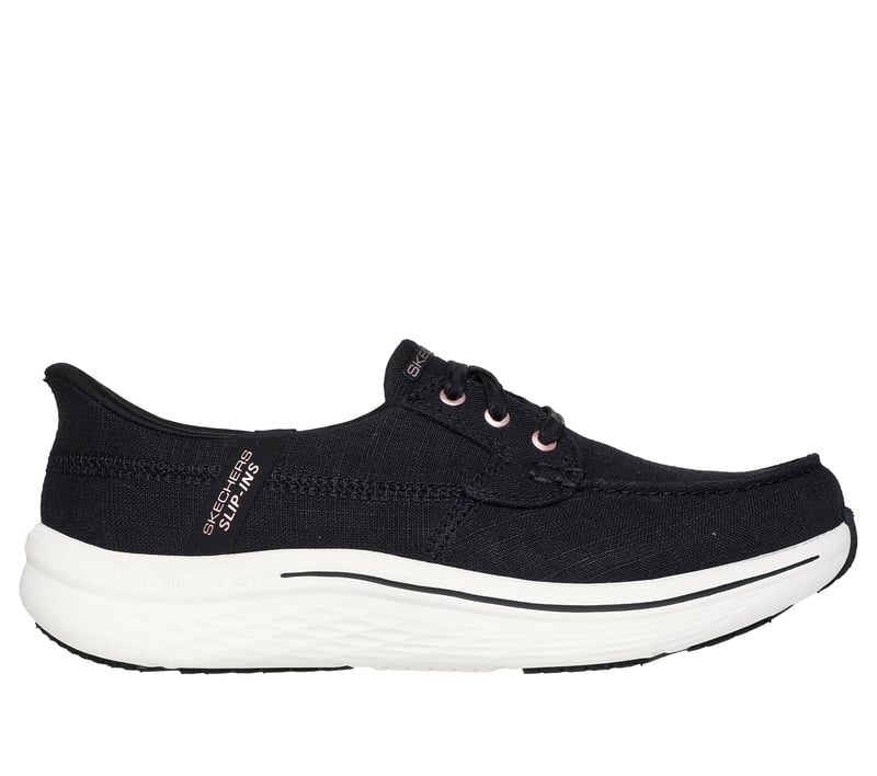 Skechers Slip-ins: Max Cushioning Lite Aura - Corinne, BLACK / WHITE, fullimage number 0