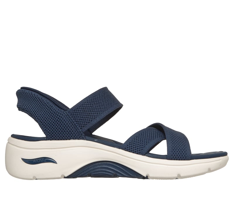 Skechers Slip-ins: GO WALK Arch Fit 2.0 Sandal - Francesca, NAVY, fullimage number 0