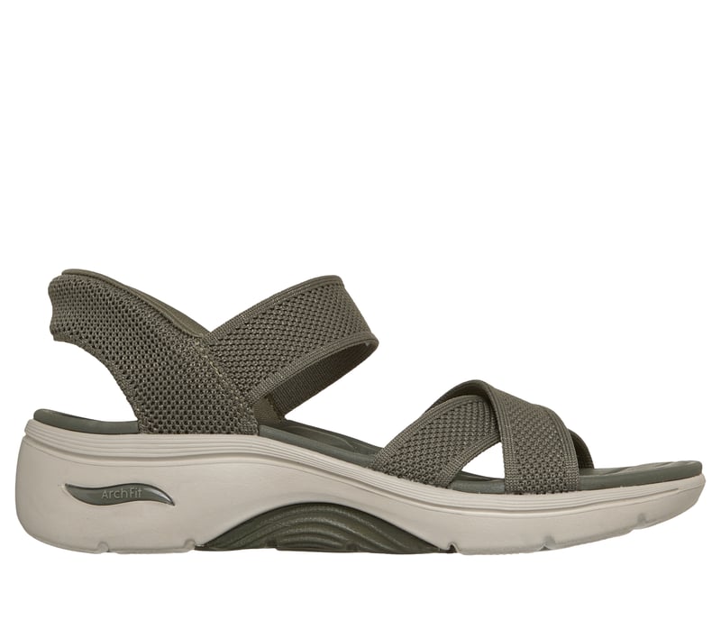 Skechers Slip-ins: GO WALK Arch Fit 2.0 Sandal - Francesca, OLIVE, fullimage number 0