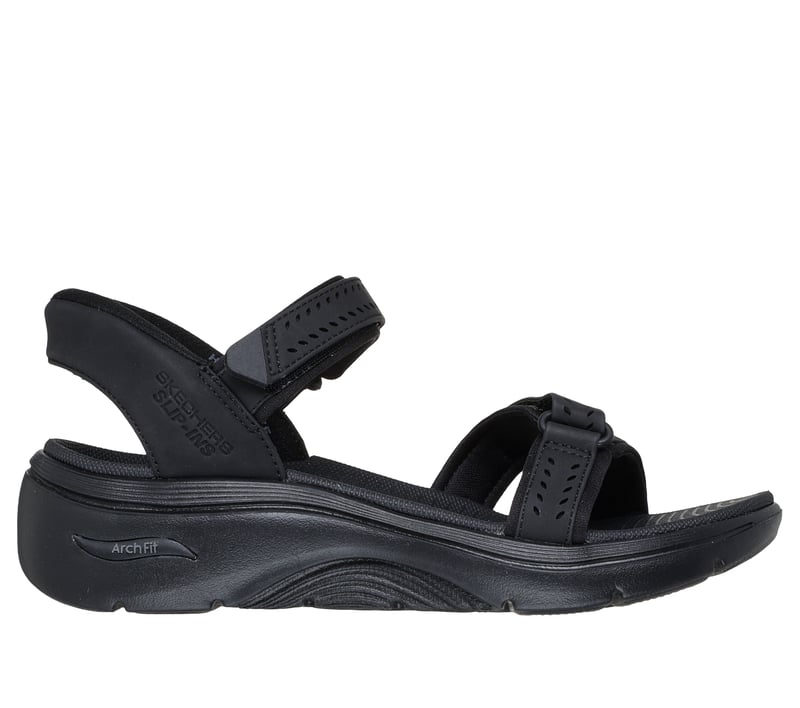 Skechers Slip-ins: GO WALK Arch Fit 2.0 Sandal - Candace, BLACK, fullimage number 0