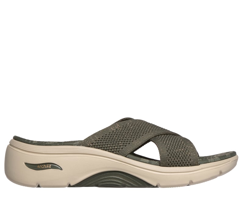 GO WALK Arch Fit 2.0 Sandal - Talia, OLIVE, fullimage number 0