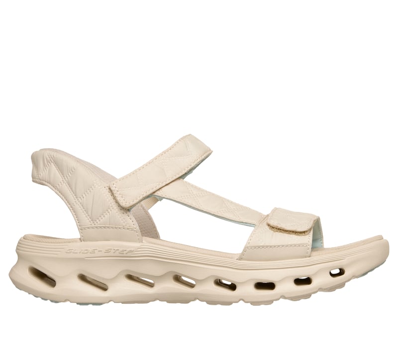 Skechers Slip-ins: GO WALK Glide-Step 2.0 Sandal - Cozy Fit Jada, NATURAL, fullimage number 0