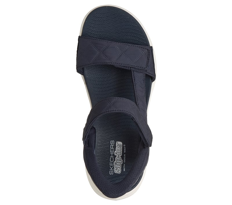 Skechers Mens Hands Free Slip-ins Go Walk Glide Step 2.0 Quarter Strap Sandals Amazon.com | Skechers Men main image 3