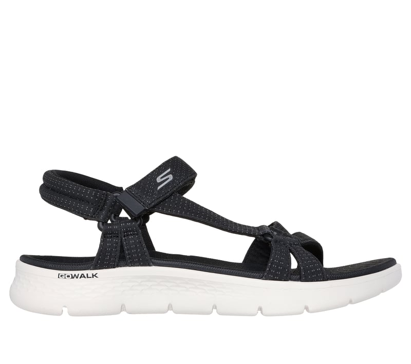 GO WALK Flex Sandal - Sublime, BLACK / WHITE, fullimage number 0