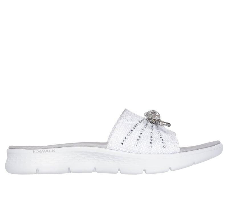 GO WALK Flex Sandal - Stella, WHITE / SILVER, fullimage number 0