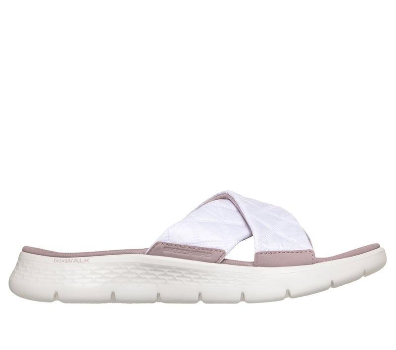 GO WALK Flex Sandal - Cozy Fit Gracie, WHITE / PINK, fullimage number 0