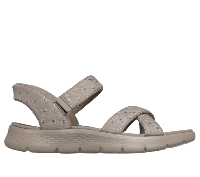 Skechers Slip-ins: GO WALK Flex Sandal - Charlotte, TAUPE, fullimage number 0