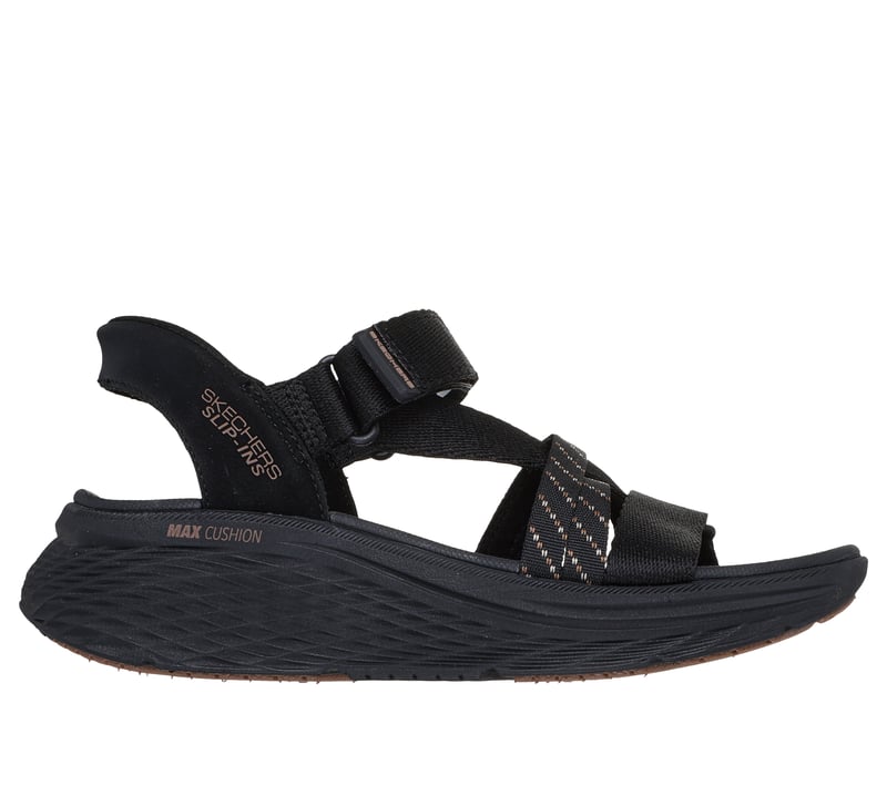 Skechers Slip-ins: Max Cushioning Elite 2.0 Sandal - Emery, BLACK, fullimage number 0