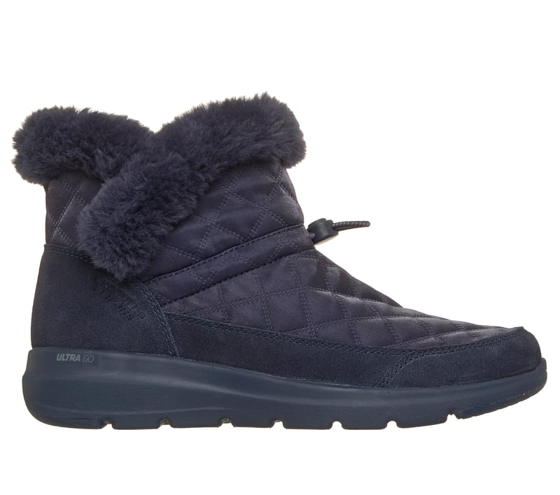 Skechers Slip-ins: Glacial Ultra - Cozy Fit Shimmer, BLEU MARINE, fullimage number 0