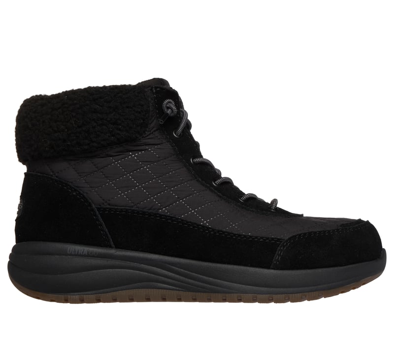 Skechers Slip-ins Waterproof Relaxed Fit: On-The-GO Stellar - Cozy Fit Abigail, BLACK, fullimage number 0