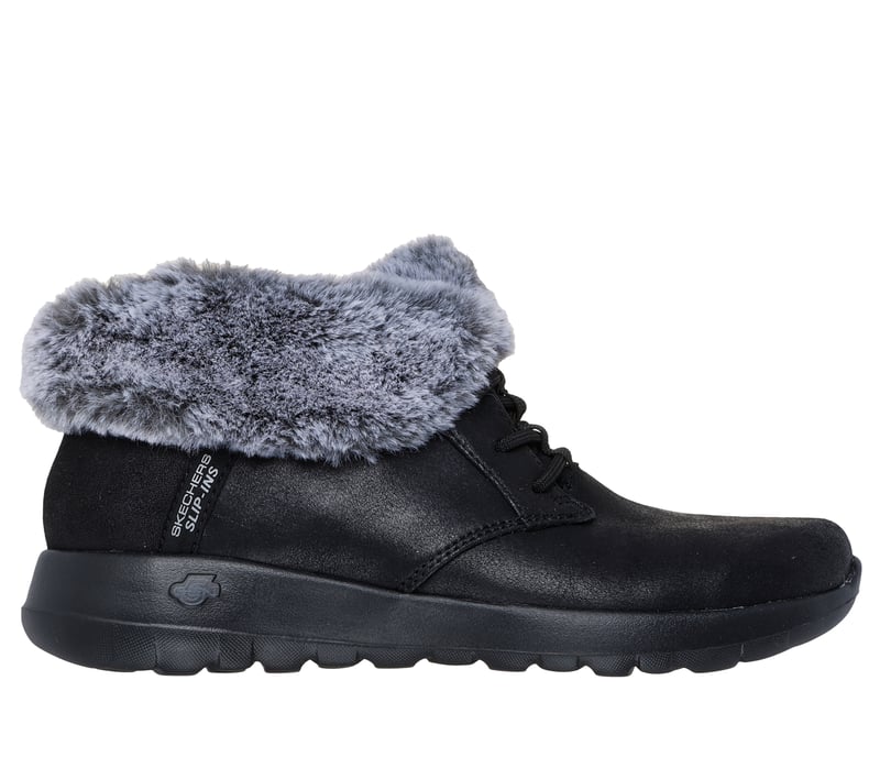Skechers Slip-ins: On-the-GO Joy - Cozy Charm, CZARNY / SZARY, fullimage number 0