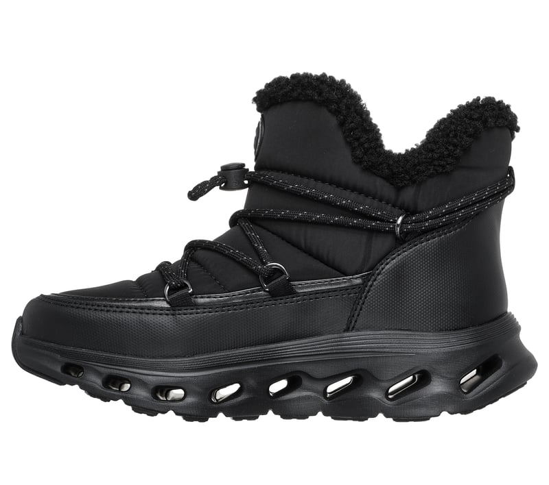 Skechers Women's Go Walk Glide-Step Boot Jade Boots Size Black Textile/Synthetic/Metal Vegan